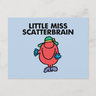 Waving Little Miss Scatterbrain Postcard