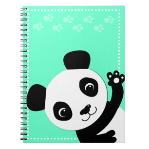 Waving Panda Notebook