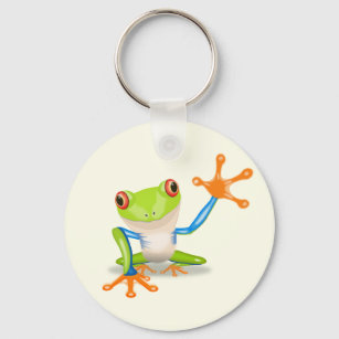 Frog on Lily Pad Keychain Cute Acrylic Charm Frog Gifts -  Canada