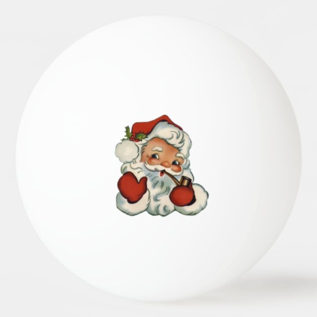 Waving Santa Ping Pong Ball (Front)