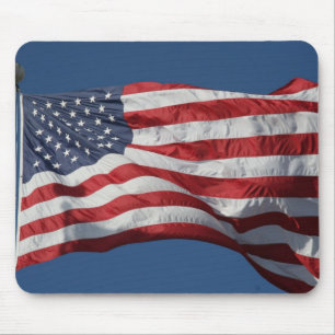 waving stripes mouse pad