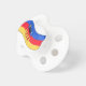 Waving Transylvania Flag Pacifier (Front Right)