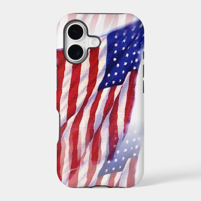 Waving US Flag (Back)