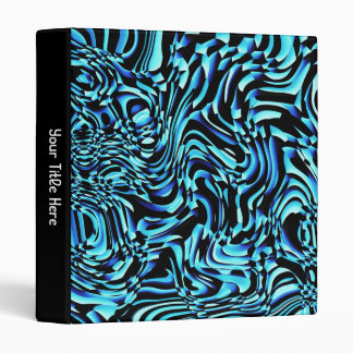 Wavy Abstract 270321 - 01 Blue Binder