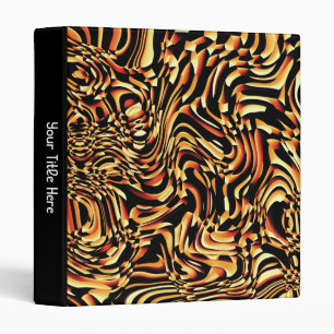 Wavy Abstract 270321 - 01 Orange Binder