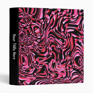 Wavy Abstract 270321 - 01 Red Binder