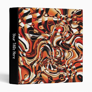 Wavy Abstract 270321 - 02 Orange Binder