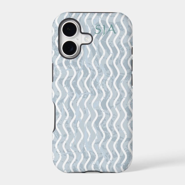 Wavy Abstract  Design iPhone Casemate (Back)