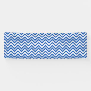 Wavy Blue Pattern Banner