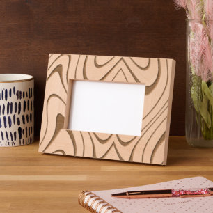 Wavy Cool Modern Funky 4Davey Etched Frames