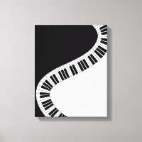 Wavy Curved Piano Keys