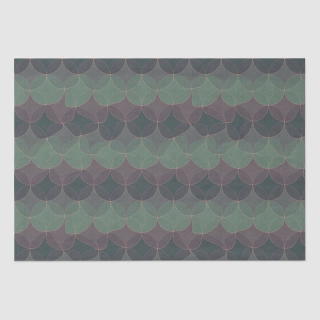 Wavy Geometric Wrapping Paper (Front)