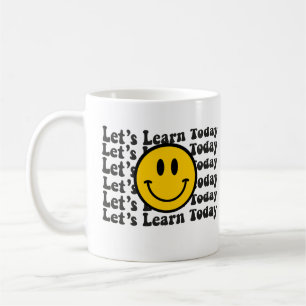 Wavy Groovy Let's Learn Today  Coffee Mug