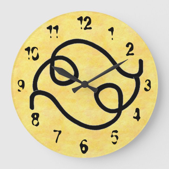 Wavy Large Clock (Front)