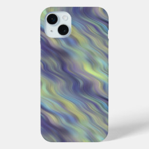 Wavy Lavender Texture iPhone 15 Mini Case