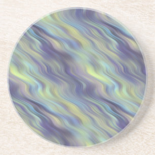 Wavy Lavender Texture Coaster