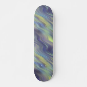 Wavy Lavender Texture Skateboard