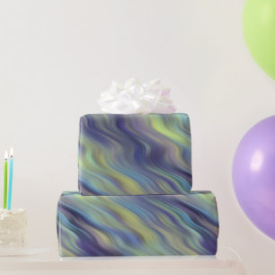 Wavy Lavender Texture Wrapping Paper