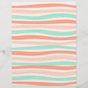 Wavy Line Scrapbook paper