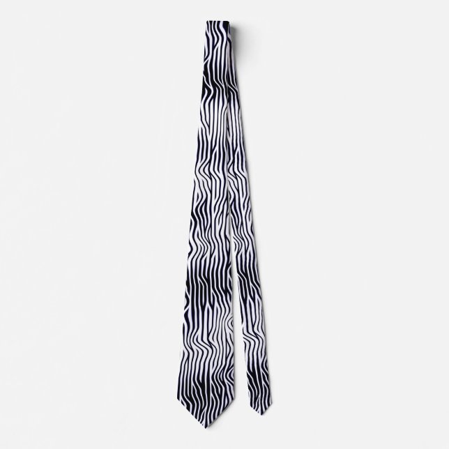 Wavy lines - Hi-Contrast - 02 Tie (Front)