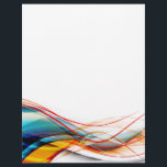 Wavy Lines Modern Science and Technology Custom Flyer<br><div class="desc">Professional 2-sided design for your high-tech business, career professions and more. To change the text, use the personalize option. For more extensive text changes such as changes to the font, font colour, or text layout, choose the customize option. This design can be requested for any of the products offered at...</div>