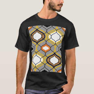 Wavy lines, seamless geometric pattern. T-Shirt