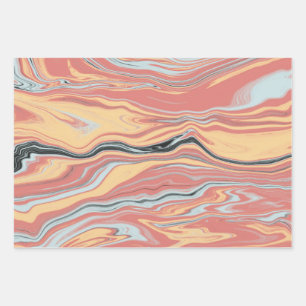 Wavy Marble Wrapping Paper