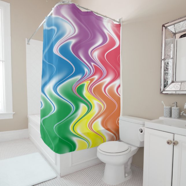 Wavy Multicolor Abstract (In Situ)