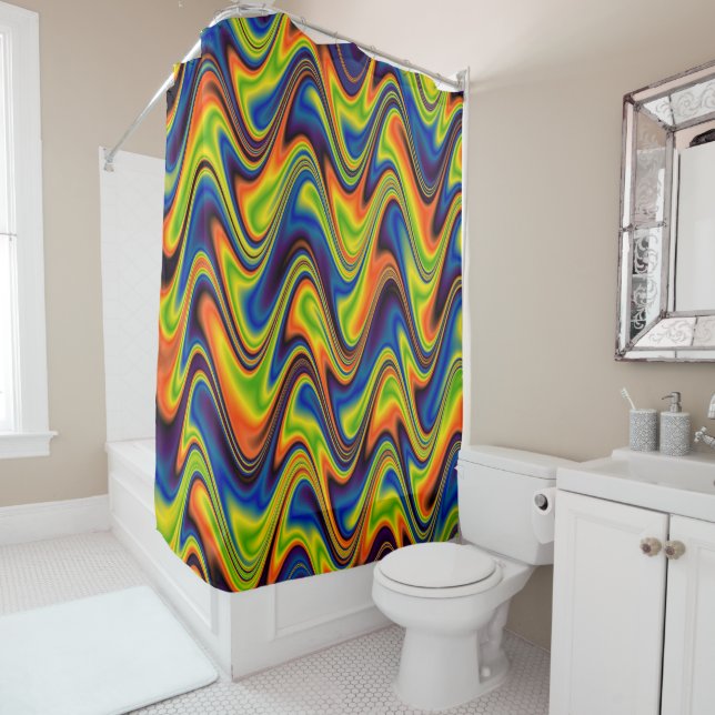 Wavy Multicolor Abstract (In Situ)