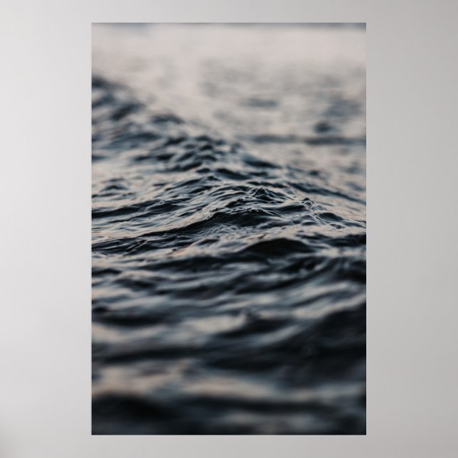 Wavy ocean during daytime poster (Front)