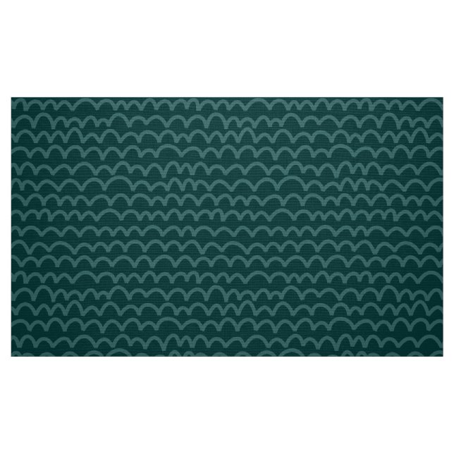 Wavy Pattern - Moss Green on Dk Moss Green Fabric (Fat Quarter)