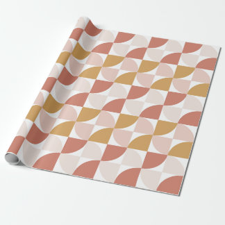 Wavy pattern wrapping paper