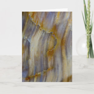 Wavy Petrified Wood Card