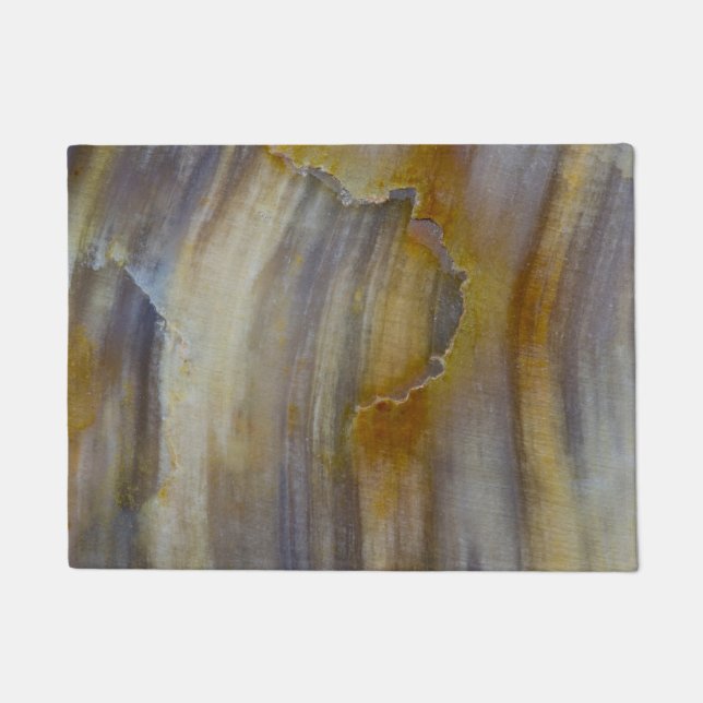 Wavy Petrified Wood Doormat (Front)