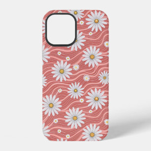 Wavy Pink Daisies iPhone 12 Case