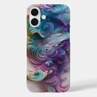 Wavy Rainbow Pastels AI Art