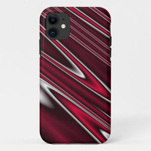 Wavy Red iPhone Case