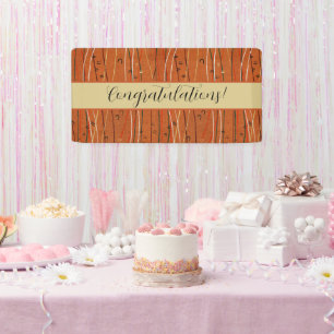 Wavy Red Stripes: Modern Japanese Abstract Art  Banner