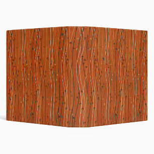 Wavy Red Stripes: Modern Japanese Abstract Art  Binder