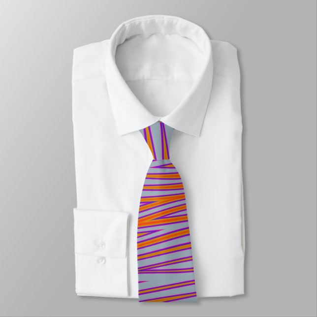 Wavy Sripes Tie (Tied)
