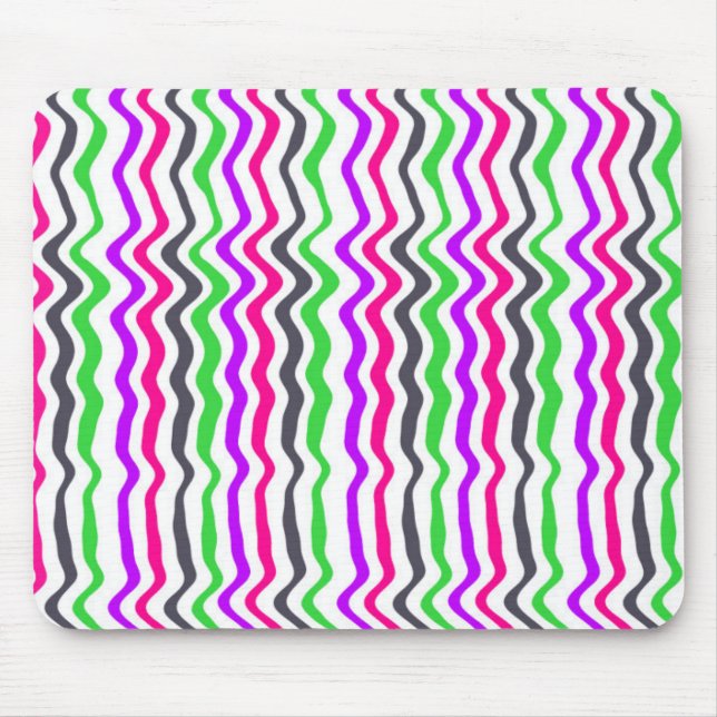 Wavy Stripe 2014 Mouse Pad (Front)