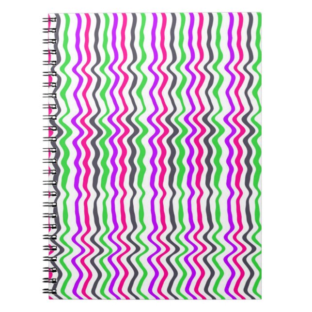 Wavy Stripe 2014 Notebook (Front)