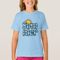 Wavy summer typography tropical 