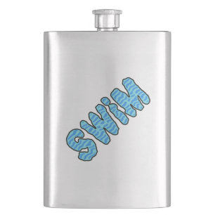 Wavy Swim Hat Hip Flask