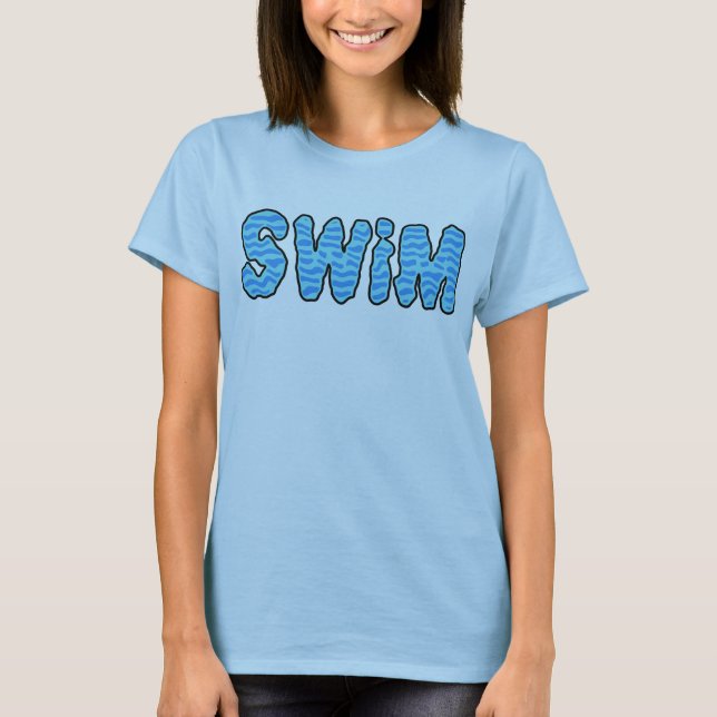 Wavy Swim T-Shirt (Front)