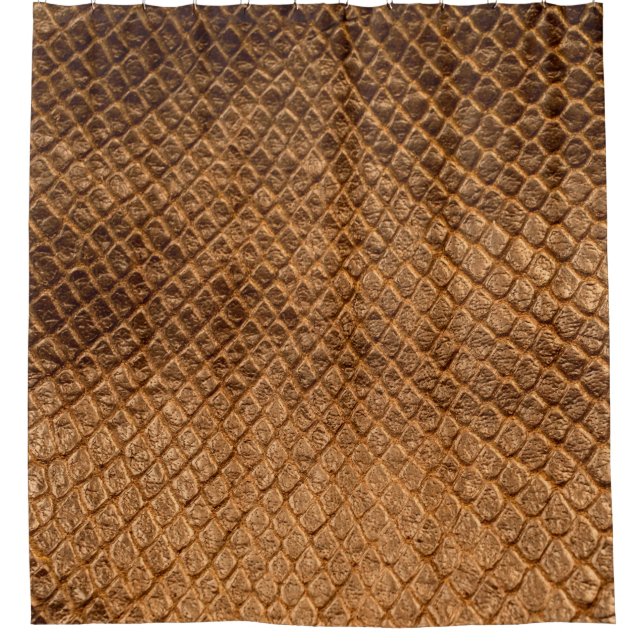 Wavy texture background bronze snake leatherleathe (Front)