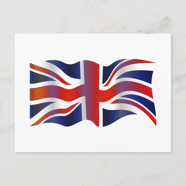 Wavy UK Postcard (Front)