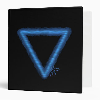 Wavy Water Element Alchemy Symbol Binder