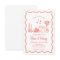 Wavy Whimsical Italian Doodle Wedding Dinner