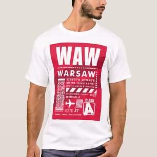 WAW Warsaw Airport T-Shirt